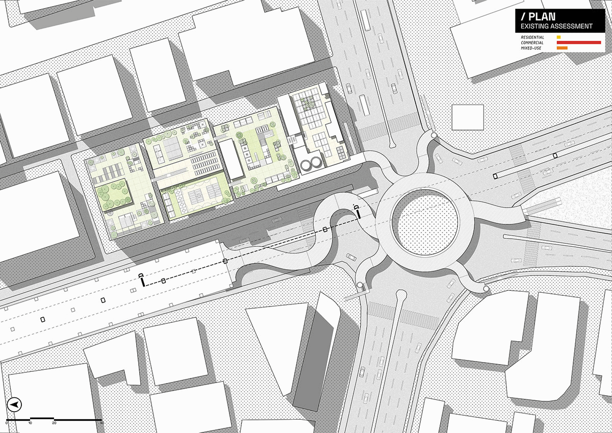 Urban Tune-Up : Architectural Packages for Block-Based Rooftop Spaces as Containers of Public Life in Dhaka, Bangladesh | Architecture Thesis on Urban Revitalization