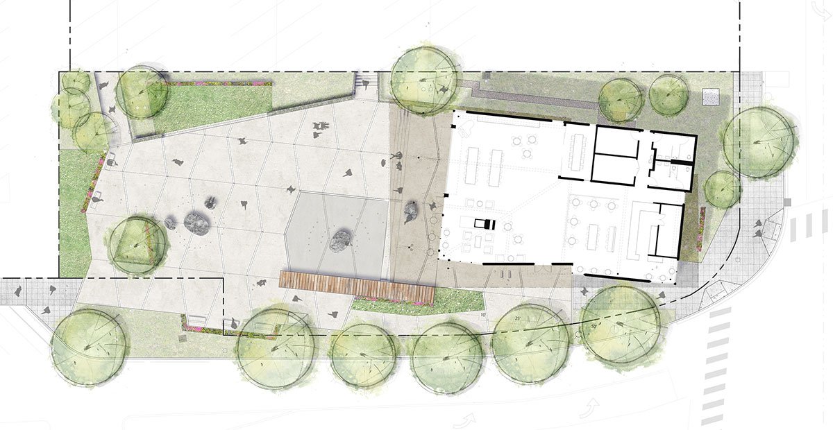 The Hangar at Kenmore Town Square | Graham Baba Architects