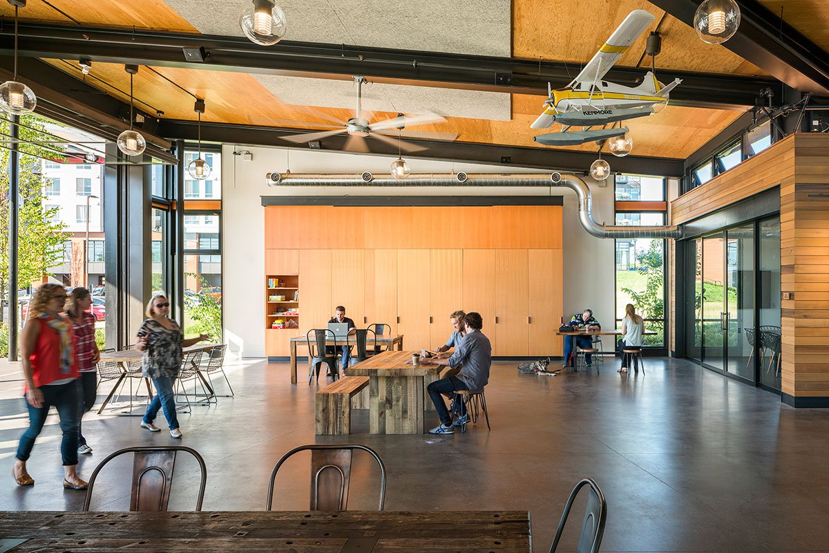 The Hangar at Kenmore Town Square | Graham Baba Architects