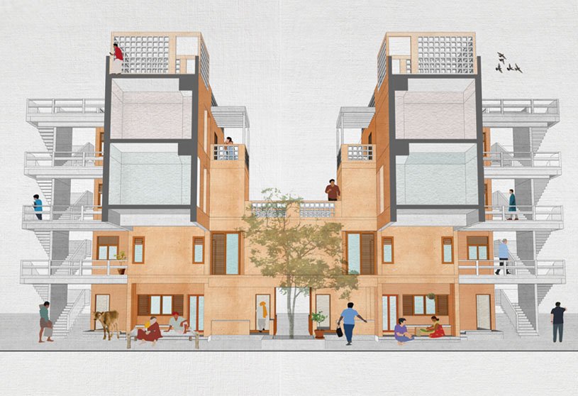 Affordable Housing for the Urban Poor in Ghatlodiya, Ahmedabad | Urban Housing as a Product of Types, Density, and Systems