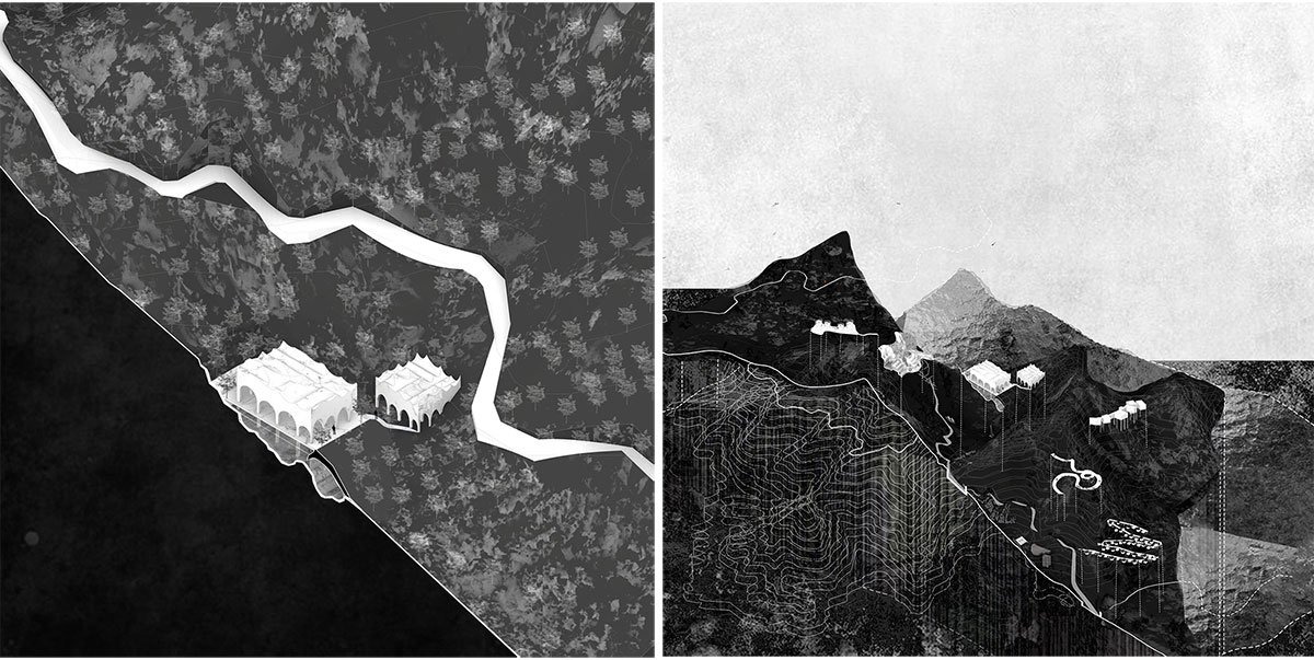 Living between edges: Connection lines around the Ziruma hill, Santa Marta, Colombia | Architecture Thesis