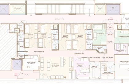 Modern Hospital Interior at Ratnanjali Solitaire | Prashant Parmar Architect – Shayona Consultant