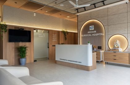 Modern Hospital Interior at Ratnanjali Solitaire | Prashant Parmar Architect – Shayona Consultant