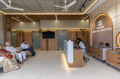 Modern Hospital Interior at Ratnanjali Solitaire | Prashant Parmar Architect – Shayona Consultant