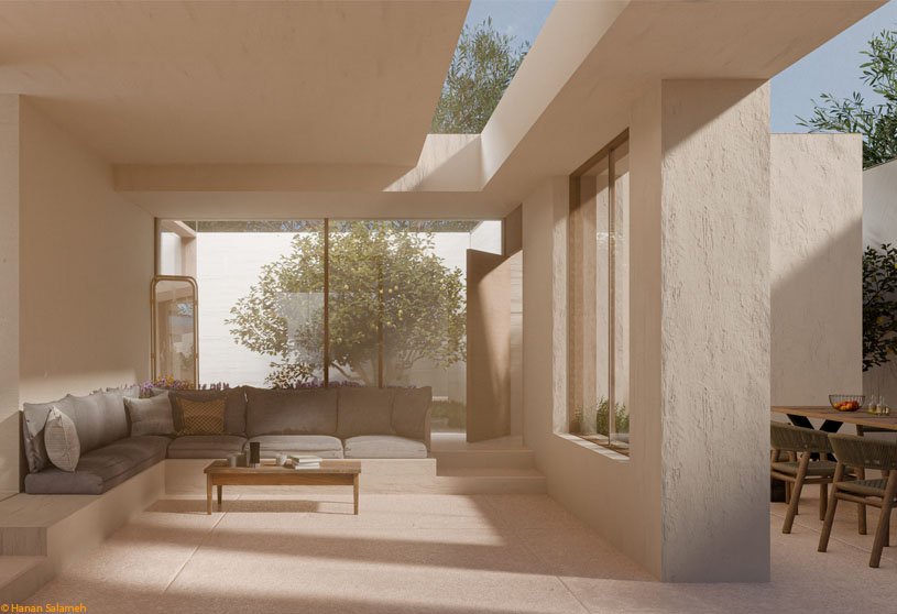 Sunlit Yearning Home | Hanan Salameh