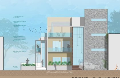 Urban Frame House | Prashant Parmar Architect - Shayona Consultant