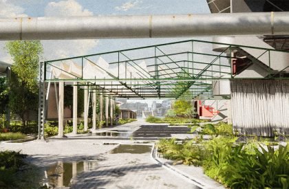 Embracing Tension : Wandsworth Gas Works, London | Architecture Thesis on Urban Revitalization