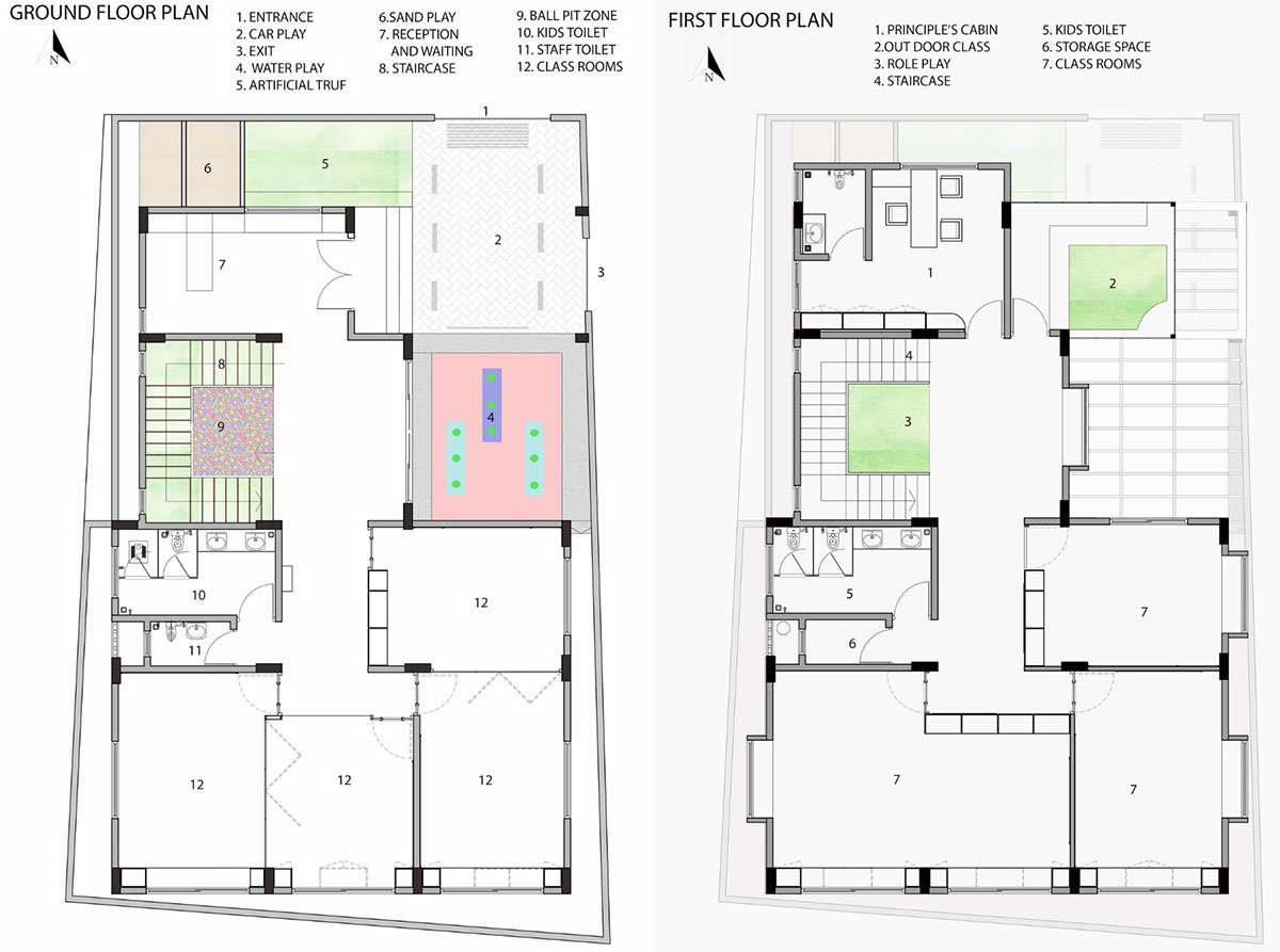 Little Kids Playhouse and Preschool | The School Designs Studio