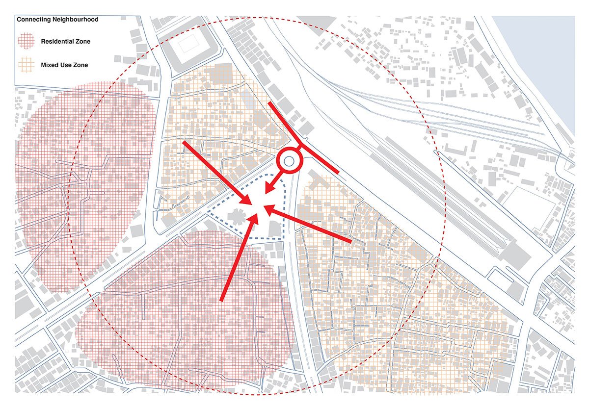 Revitalizing Shibbari Morh: Design of a Public Hall Complex at Khulna, Bangladesh | Architecture Thesis
