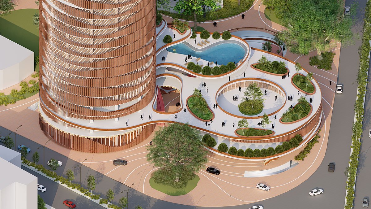 Revitalizing Shibbari Morh: Design of a Public Hall Complex at Khulna, Bangladesh | Architecture Thesis