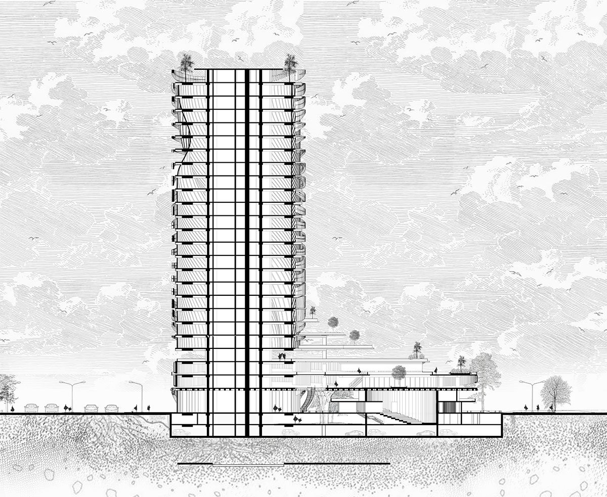 Revitalizing Shibbari Morh: Design of a Public Hall Complex at Khulna, Bangladesh | Architecture Thesis