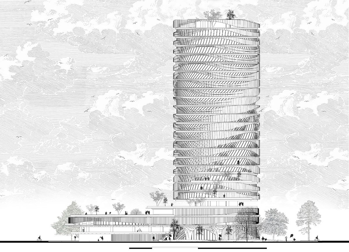 Revitalizing Shibbari Morh: Design of a Public Hall Complex at Khulna, Bangladesh | Architecture Thesis