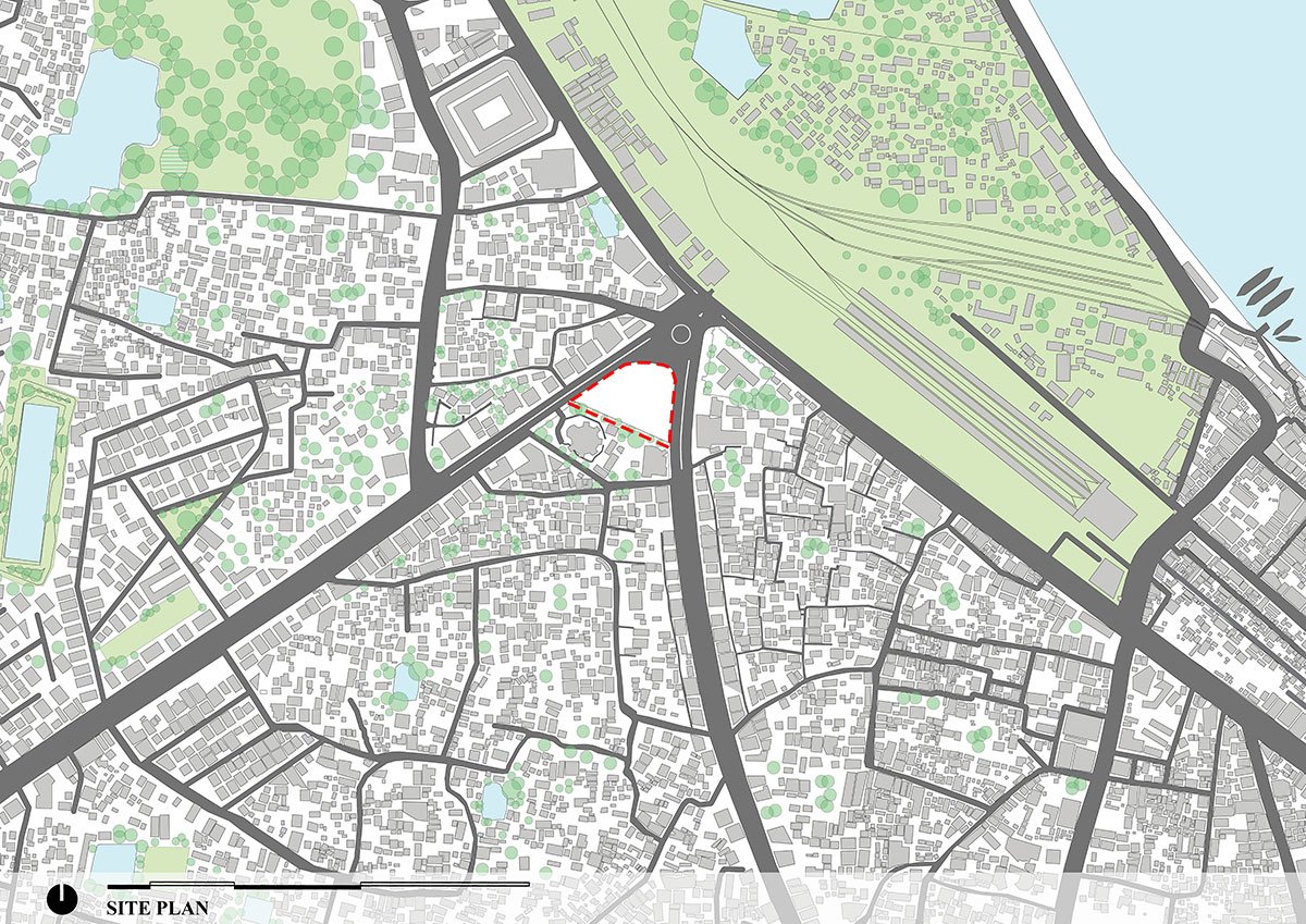 Revitalizing Shibbari Morh: Design of a Public Hall Complex at Khulna, Bangladesh | Architecture Thesis