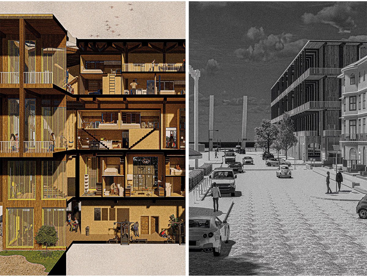 Why Can't We Live Together: Traditional Dutch bedstee, Reimagined as a Contemporary Solution to Housing Crisis | Architecture Thesis on Urban Housing