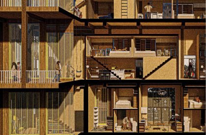 Why Can't We Live Together: Traditional Dutch bedstee, Reimagined as a Contemporary Solution to Housing Crisis | Architecture Thesis on Urban Housing