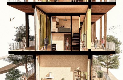 Why Can't We Live Together: Traditional Dutch bedstee, Reimagined as a Contemporary Solution to Housing Crisis | Architecture Thesis on Urban Housing