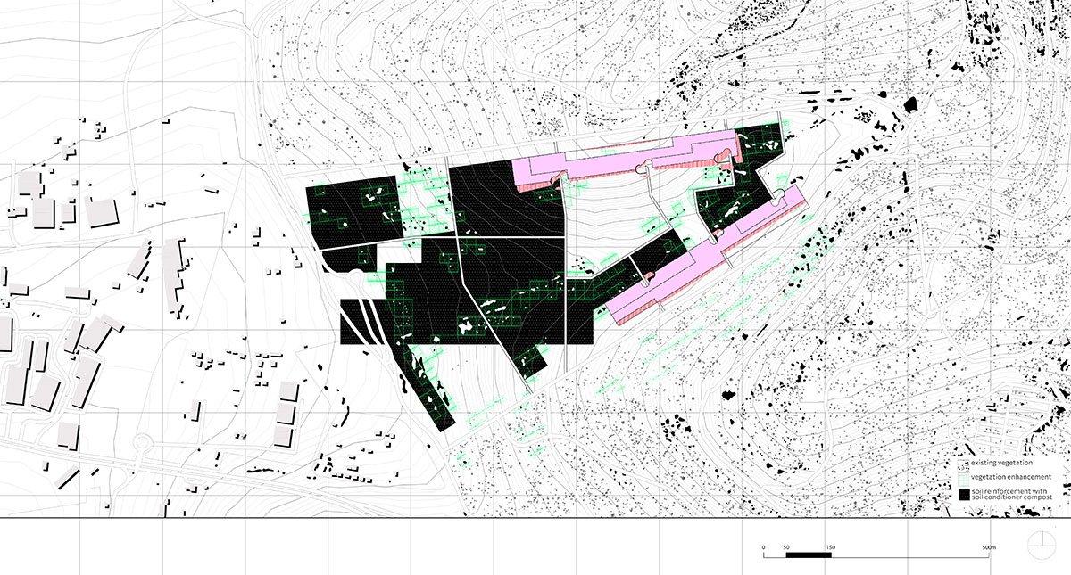 Landscapes of Eruptions and Depositions: Soil Recognition Patterns at the Fyli Landfill | Architecture Thesis on Regenerative Architecture