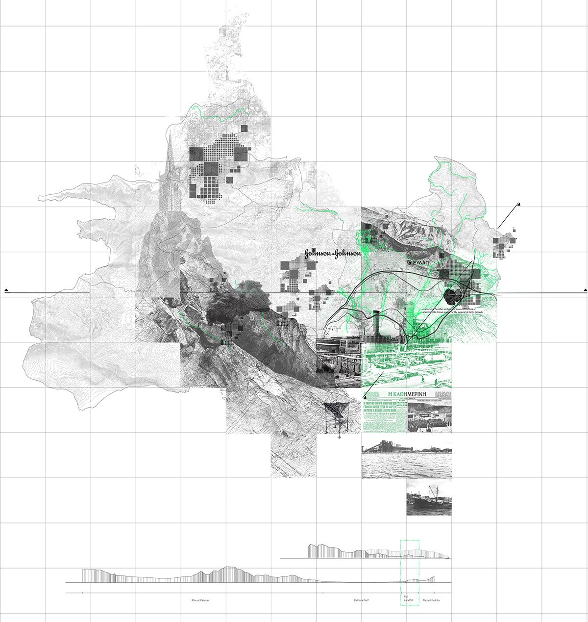 Landscapes of Eruptions and Depositions: Soil Recognition Patterns at the Fyli Landfill | Architecture Thesis on Regenerative Architecture