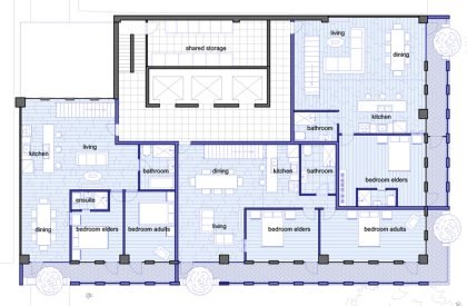 For All Generations: Repurposing Underused Commercial Buildings to Residential Use at Melbourne | Bachelors Design Project on Urban Housing