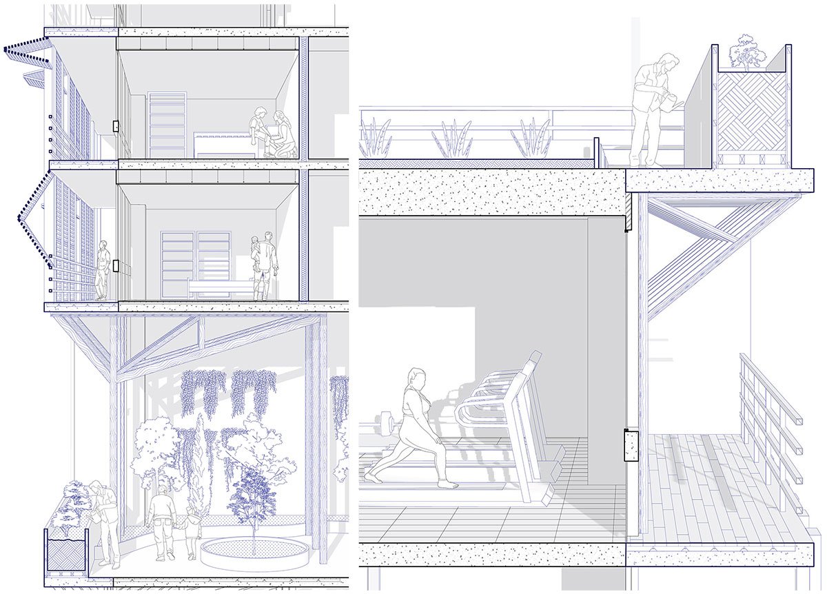 For All Generations: Repurposing Underused Commercial Buildings to Residential Use at Melbourne | Bachelors Design Project on Urban Housing