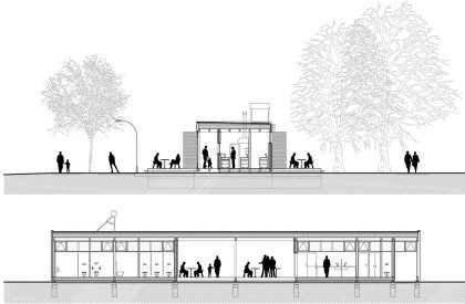 Visitor Facilities “U Prutu” by the City Reservoir | Prokš Přikryl Architekti