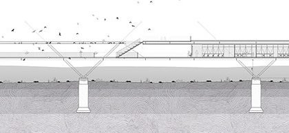 Rehabilitating The Intertidal Zone of The Gallegos River | Architecture Thesis on Urban Regeneration