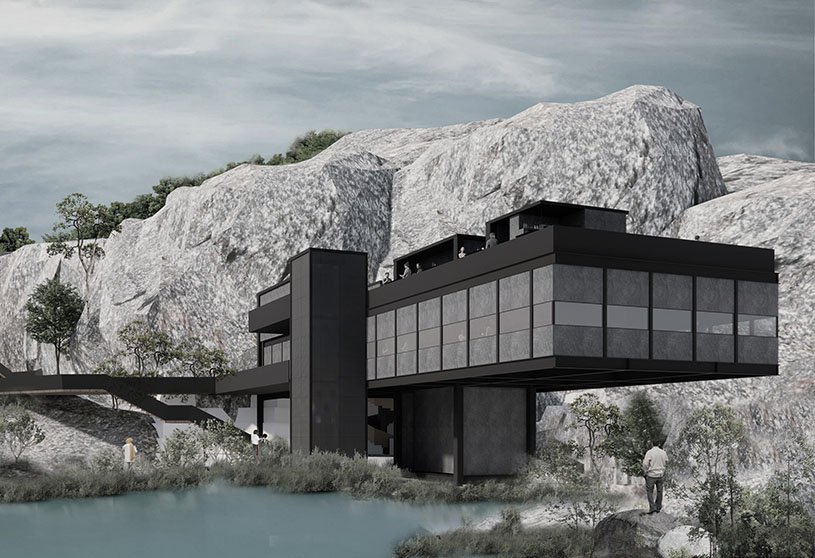 Rejuvenating Post-industrial Urban Quarries in Hyderabad as a Recreational Landscapes with a case of Deccan Geology Experiential Centre on Manasa Hills, Hyderabad | Architecture Thesis