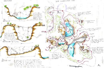 Rejuvenating Post-industrial Urban Quarries in Hyderabad as a Recreational Landscapes with a case of Deccan Geology Experiential Centre on Manasa Hills, Hyderabad | Architecture Thesis