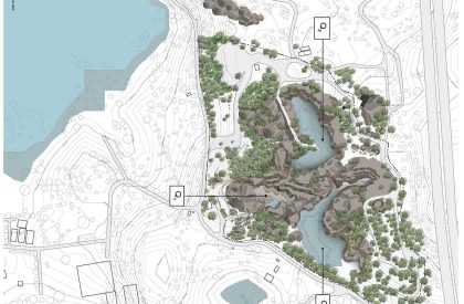 Rejuvenating Post-industrial Urban Quarries in Hyderabad as a Recreational Landscapes with a case of Deccan Geology Experiential Centre on Manasa Hills, Hyderabad | Architecture Thesis