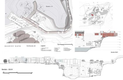 Rejuvenating Post-industrial Urban Quarries in Hyderabad as a Recreational Landscapes with a case of Deccan Geology Experiential Centre on Manasa Hills, Hyderabad | Architecture Thesis