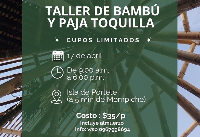 Bamboo And Toquilla Straw Workshop