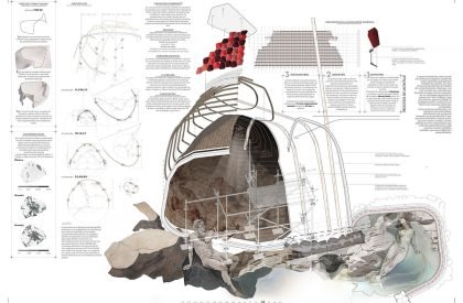 Postextractivist Retreat: Thermal Leisure Centre in Sierra de la Culebra | Architecture Thesis