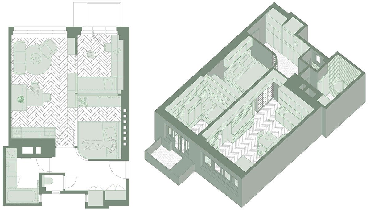 Baranova Apartment | Markéta Bromová architekti