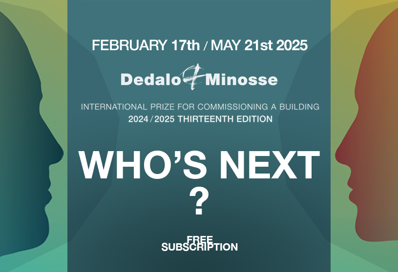 Dedalo Minosse International Prize for Commissioning a Building | Awards