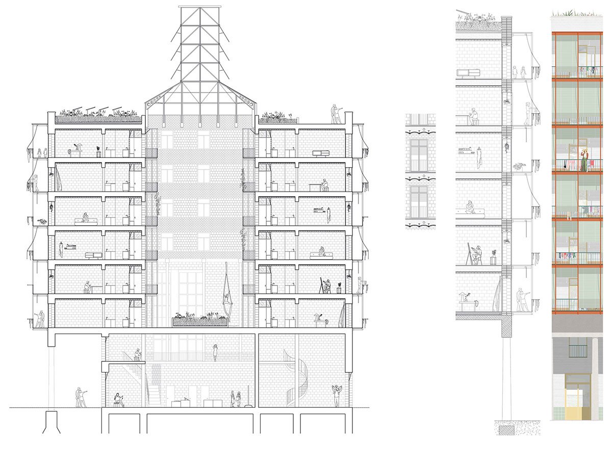 Living Metamorphosis: Robust Transformational Architecture In Barcelona | Architecture Thesis on Urban Housing