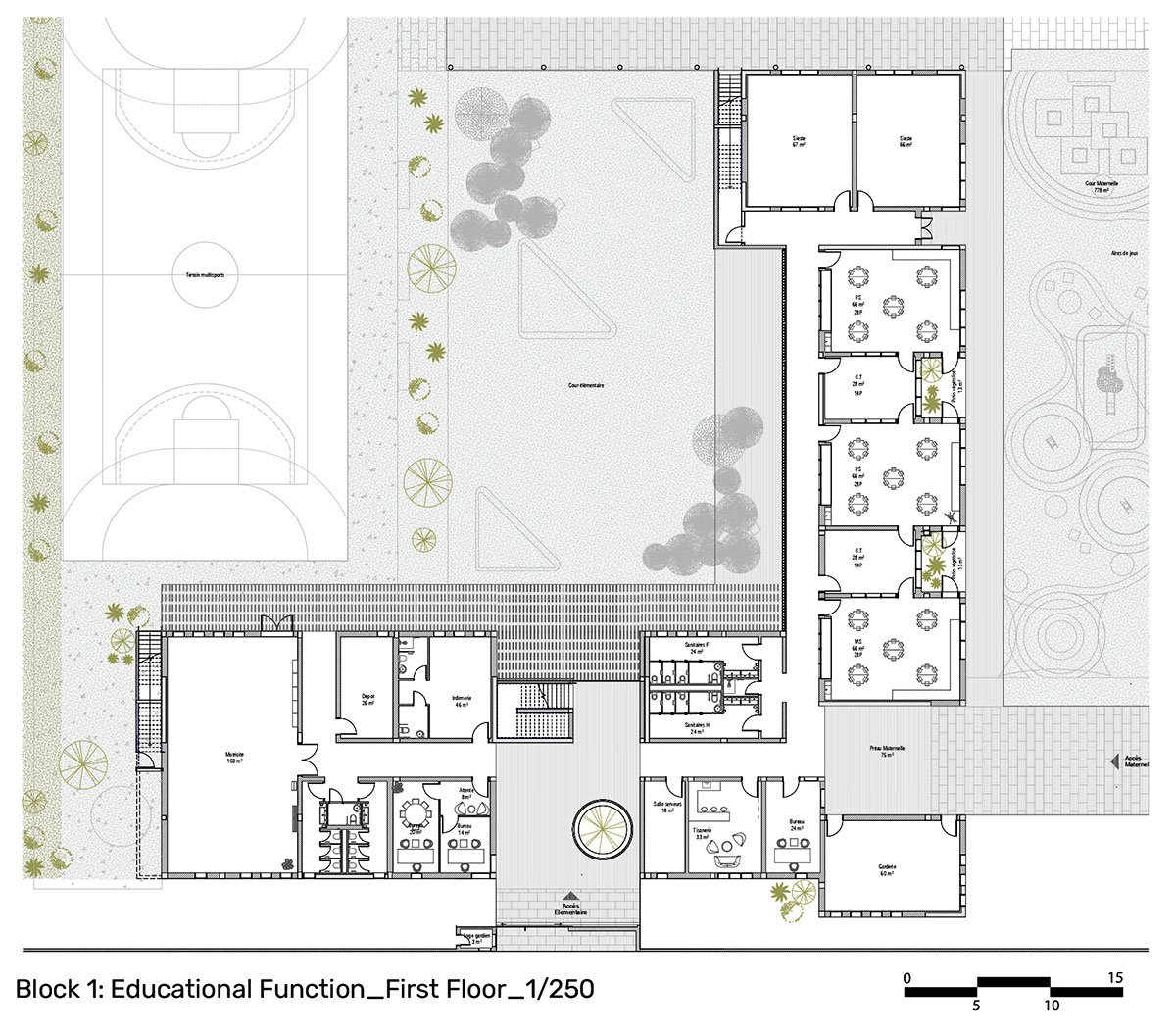 Jacques Majorelle School in Benguerir | ZArchitecture Studio