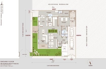 NRI Bungalow at Thaltej | Prashant Parmar Architect – Shayona Consultant