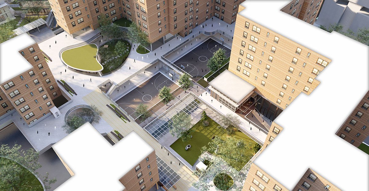 Evaluating Cross-Cultural Courtyard Housing For Social Well-Being In Manhattan, New York, USA | Architecture Thesis On Urban Housing