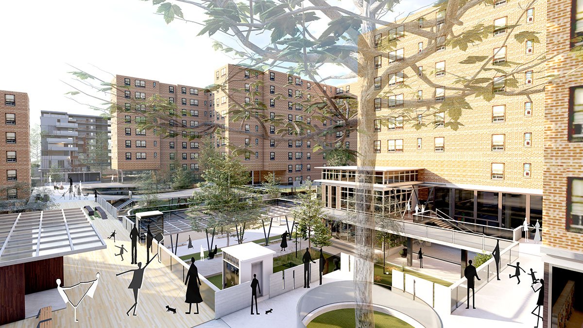 Evaluating Cross-Cultural Courtyard Housing For Social Well-Being In Manhattan, New York, USA | Architecture Thesis On Urban Housing