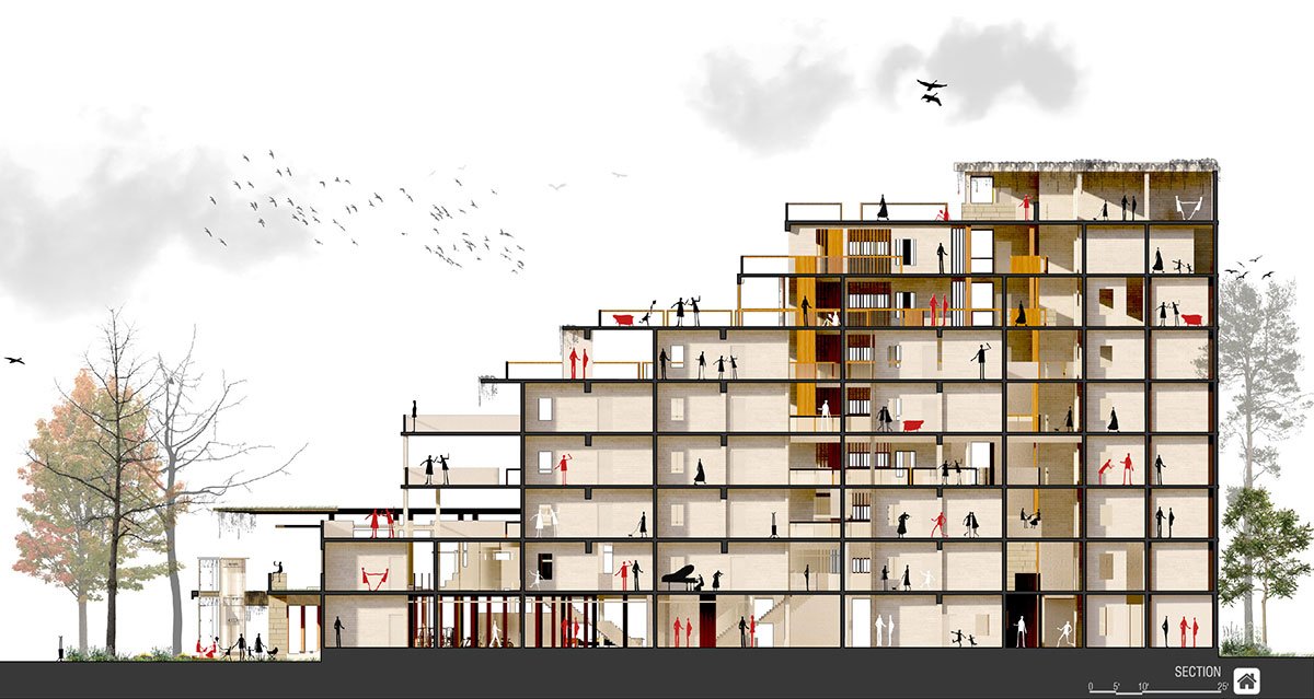 Evaluating Cross-Cultural Courtyard Housing For Social Well-Being In Manhattan, New York, USA | Architecture Thesis On Urban Housing