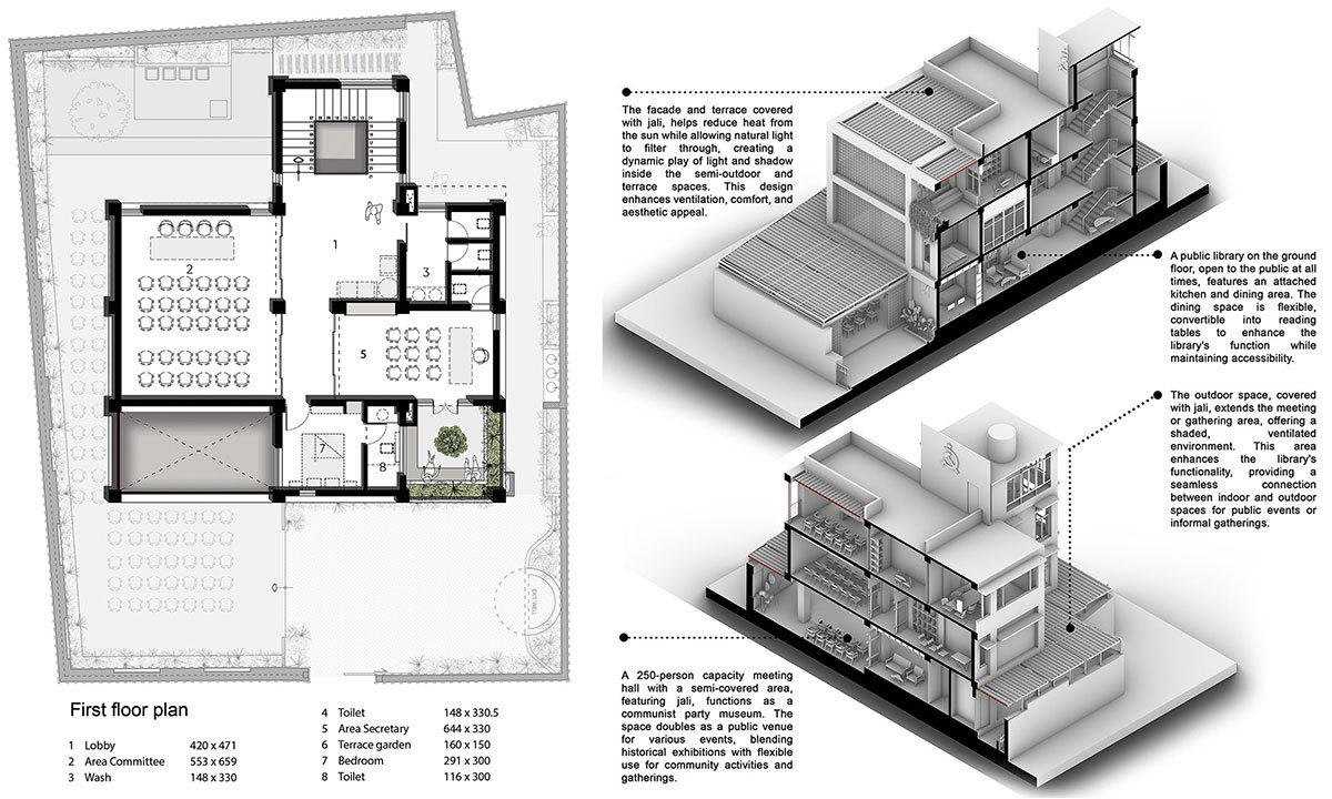 AKG Bhavan | De Earth Architects