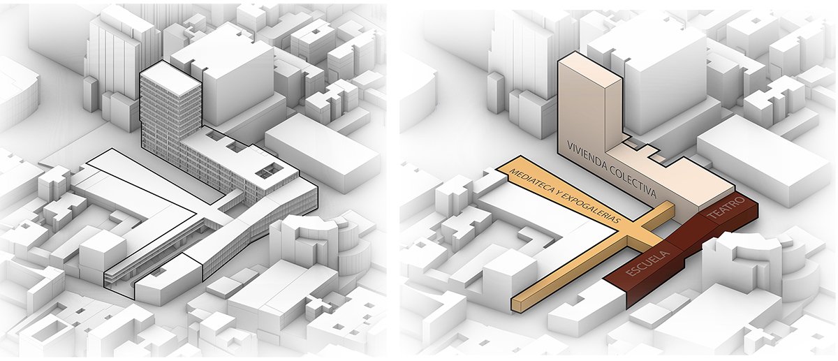 Interstitium: Transforming Residual Fragments into a Cultural Network in Bogotá’s Las Nieves | Bachelor’s Design Project on Mixed-Use Housing