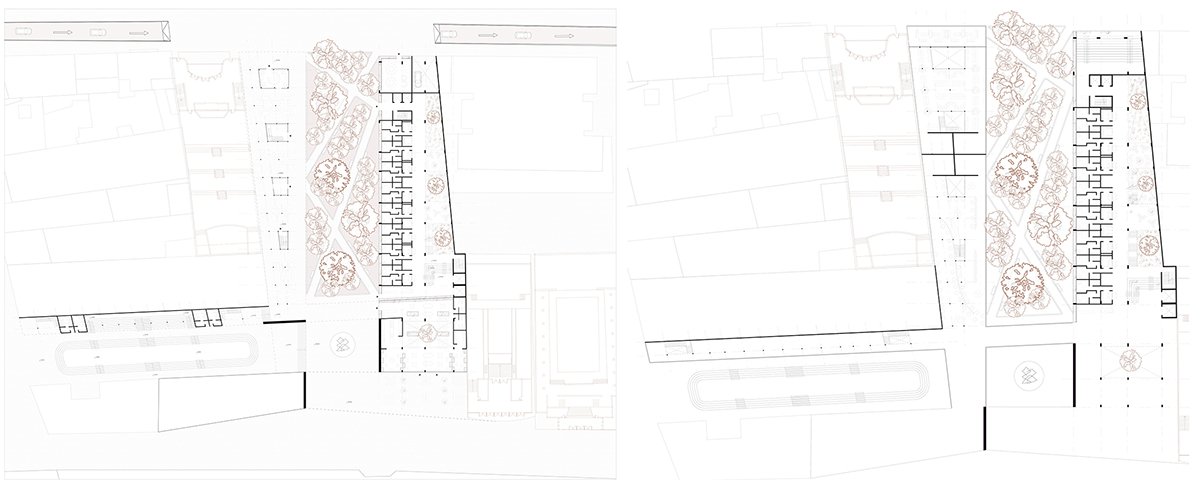Interstitium: Transforming Residual Fragments into a Cultural Network in Bogotá’s Las Nieves | Bachelor’s Design Project on Mixed-Use Housing