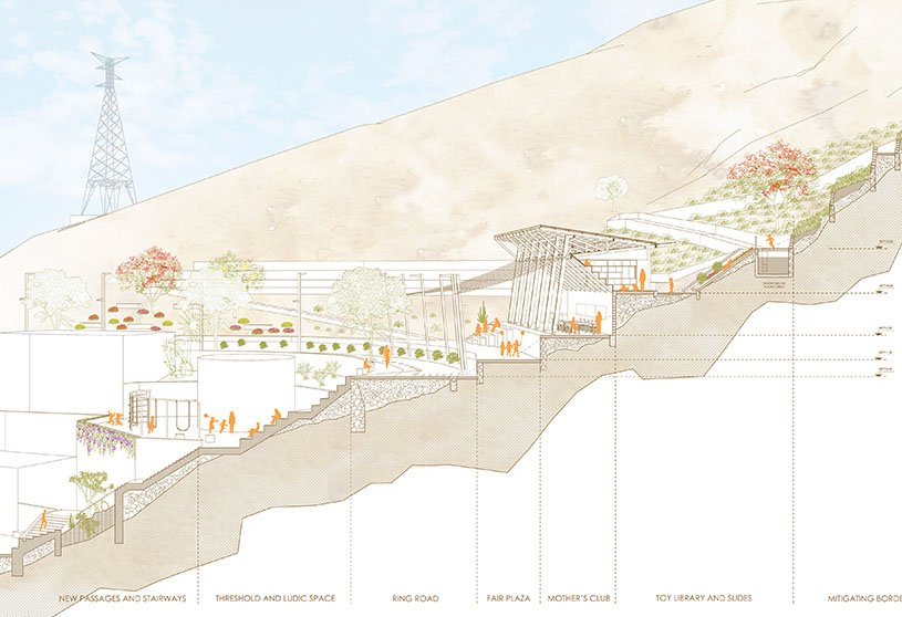 San Cristóbal Community Ring: Urban Infrastructure For The Integration Of Hillside Neighborhoods | Architecture Thesis On Urban Regeneration