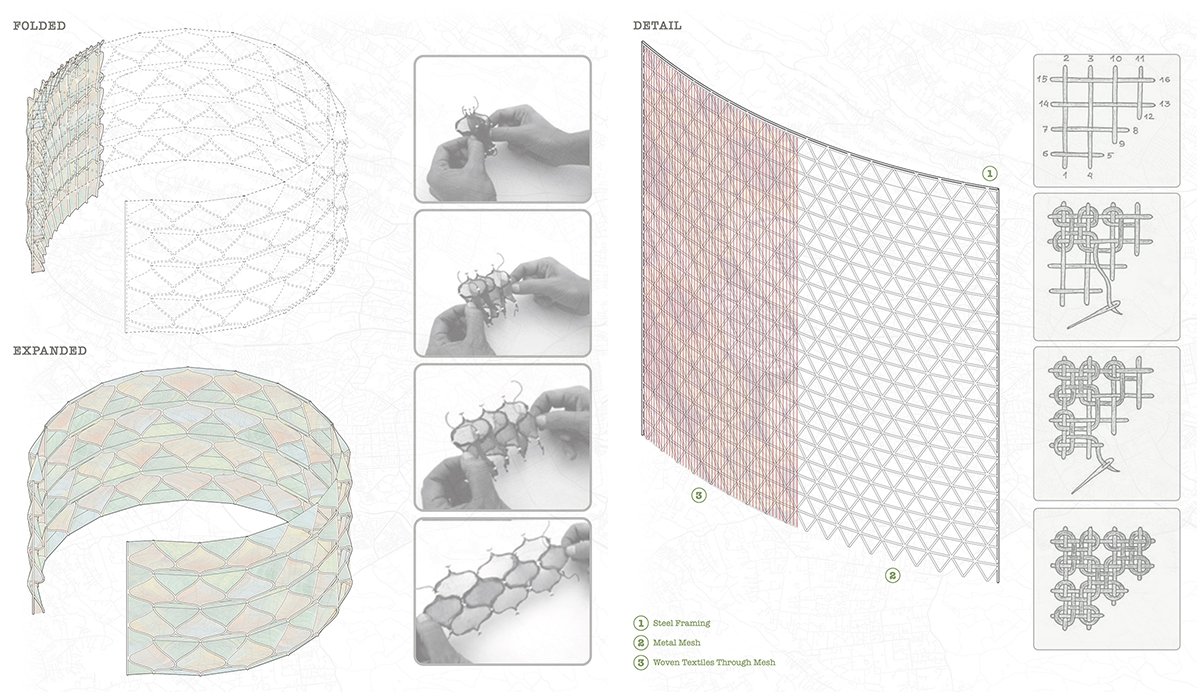 In/Formal Imaginaries: Textiling Futures of Repair - An Architecture of Collaborative Repair for Nairobi's Dandora | Masters Design Project on Regenerative Architecture
