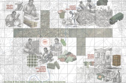 In/Formal Imaginaries: Textiling Futures of Repair - An Architecture of Collaborative Repair for Nairobi's Dandora | Masters Design Project on Regenerative Architecture