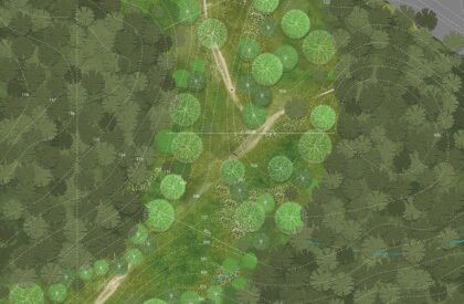Ecological Fire Break : For A Hundred Year Old Pine Plantation | Masters Design Thesis on Regenerative Landscape Design