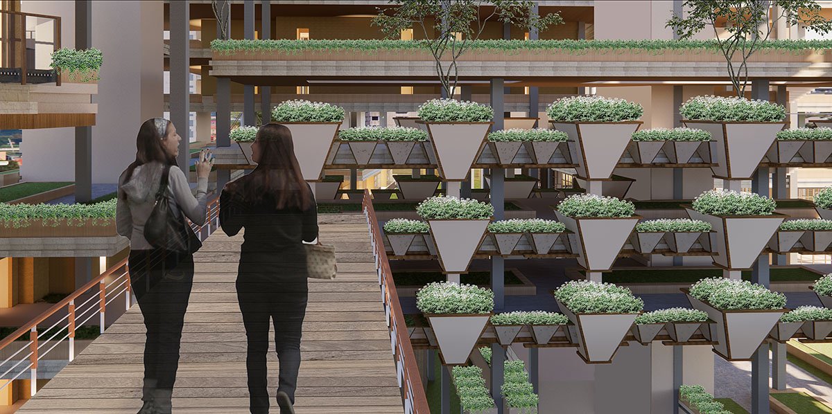 Nuswa Bhuvana: Biophilic Design for Regenerative Public Housing in Marunda | Architecture Thesis