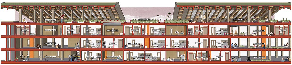 Nuswa Bhuvana: Biophilic Design for Regenerative Public Housing in Marunda | Architecture Thesis