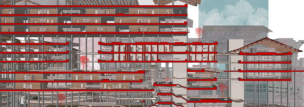Nuswa Bhuvana: Biophilic Design for Regenerative Public Housing in Marunda | Architecture Thesis